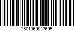 Código de barras (EAN, GTIN, SKU, ISBN): '7501068837605'
