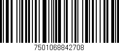 Código de barras (EAN, GTIN, SKU, ISBN): '7501068842708'