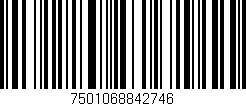 Código de barras (EAN, GTIN, SKU, ISBN): '7501068842746'