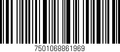 Código de barras (EAN, GTIN, SKU, ISBN): '7501068861969'