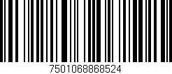 Código de barras (EAN, GTIN, SKU, ISBN): '7501068868524'