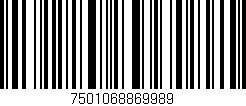 Código de barras (EAN, GTIN, SKU, ISBN): '7501068869989'