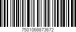 Código de barras (EAN, GTIN, SKU, ISBN): '7501068873672'