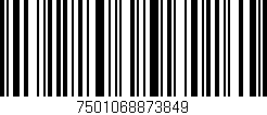 Código de barras (EAN, GTIN, SKU, ISBN): '7501068873849'