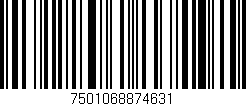 Código de barras (EAN, GTIN, SKU, ISBN): '7501068874631'