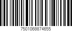 Código de barras (EAN, GTIN, SKU, ISBN): '7501068874655'