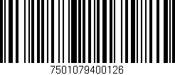 Código de barras (EAN, GTIN, SKU, ISBN): '7501079400126'