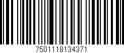Código de barras (EAN, GTIN, SKU, ISBN): '7501118134371'