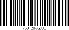 Código de barras (EAN, GTIN, SKU, ISBN): '750120-AZUL'
