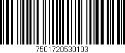 Código de barras (EAN, GTIN, SKU, ISBN): '7501720530103'