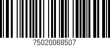 Código de barras (EAN, GTIN, SKU, ISBN): '75020068507'
