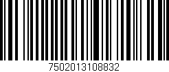 Código de barras (EAN, GTIN, SKU, ISBN): '7502013108832'