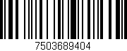 Código de barras (EAN, GTIN, SKU, ISBN): '7503689404'