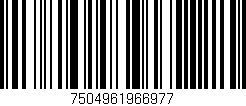 Código de barras (EAN, GTIN, SKU, ISBN): '7504961966977'