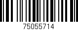 Código de barras (EAN, GTIN, SKU, ISBN): '75055714'