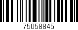Código de barras (EAN, GTIN, SKU, ISBN): '75058845'