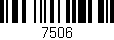 Código de barras (EAN, GTIN, SKU, ISBN): '7506'