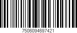 Código de barras (EAN, GTIN, SKU, ISBN): '7506094697421'