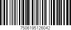 Código de barras (EAN, GTIN, SKU, ISBN): '7506195126042'