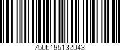 Código de barras (EAN, GTIN, SKU, ISBN): '7506195132043'