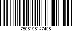 Código de barras (EAN, GTIN, SKU, ISBN): '7506195147405'
