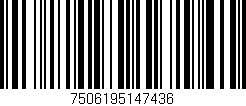 Código de barras (EAN, GTIN, SKU, ISBN): '7506195147436'