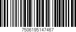 Código de barras (EAN, GTIN, SKU, ISBN): '7506195147467'