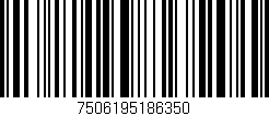 Código de barras (EAN, GTIN, SKU, ISBN): '7506195186350'