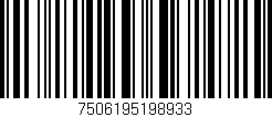 Código de barras (EAN, GTIN, SKU, ISBN): '7506195198933'