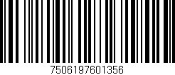 Código de barras (EAN, GTIN, SKU, ISBN): '7506197601356'