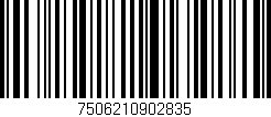 Código de barras (EAN, GTIN, SKU, ISBN): '7506210902835'