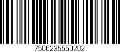 Código de barras (EAN, GTIN, SKU, ISBN): '7506235550202'