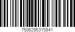 Código de barras (EAN, GTIN, SKU, ISBN): '7506295315841'