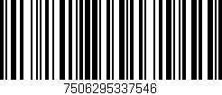 Código de barras (EAN, GTIN, SKU, ISBN): '7506295337546'