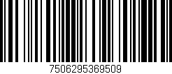 Código de barras (EAN, GTIN, SKU, ISBN): '7506295369509'