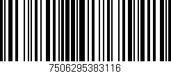 Código de barras (EAN, GTIN, SKU, ISBN): '7506295383116'