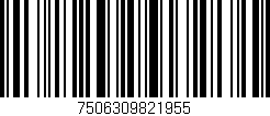 Código de barras (EAN, GTIN, SKU, ISBN): '7506309821955'