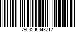 Código de barras (EAN, GTIN, SKU, ISBN): '7506309846217'