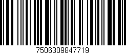 Código de barras (EAN, GTIN, SKU, ISBN): '7506309847719'