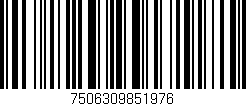 Código de barras (EAN, GTIN, SKU, ISBN): '7506309851976'