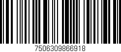 Código de barras (EAN, GTIN, SKU, ISBN): '7506309866918'