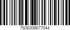 Código de barras (EAN, GTIN, SKU, ISBN): '7506309877044'