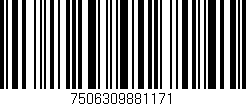 Código de barras (EAN, GTIN, SKU, ISBN): '7506309881171'