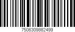 Código de barras (EAN, GTIN, SKU, ISBN): '7506309882499'