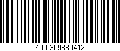 Código de barras (EAN, GTIN, SKU, ISBN): '7506309889412'