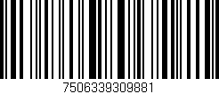 Código de barras (EAN, GTIN, SKU, ISBN): '7506339309881'