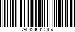 Código de barras (EAN, GTIN, SKU, ISBN): '7506339314304'
