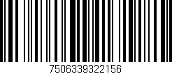 Código de barras (EAN, GTIN, SKU, ISBN): '7506339322156'