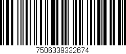 Código de barras (EAN, GTIN, SKU, ISBN): '7506339332674'
