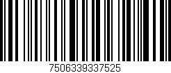 Código de barras (EAN, GTIN, SKU, ISBN): '7506339337525'
